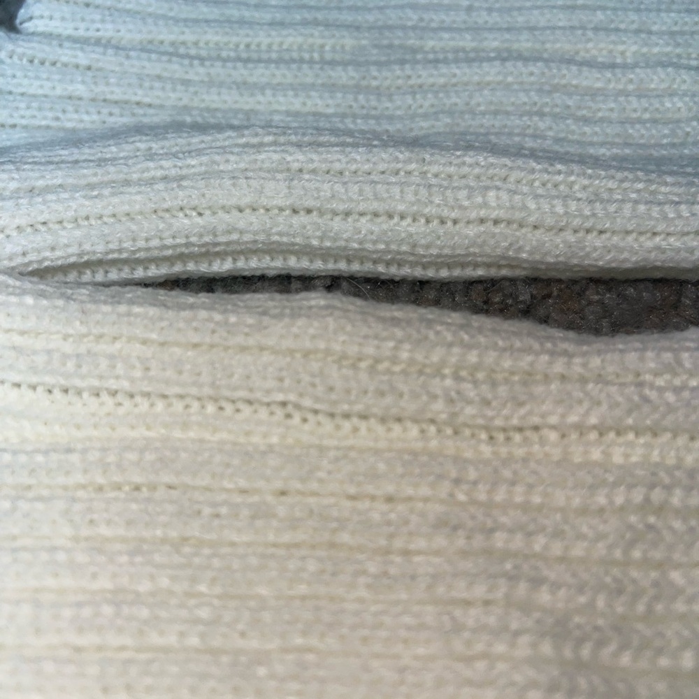 White Ribbed Leg Warmers - Picture 2 of 5